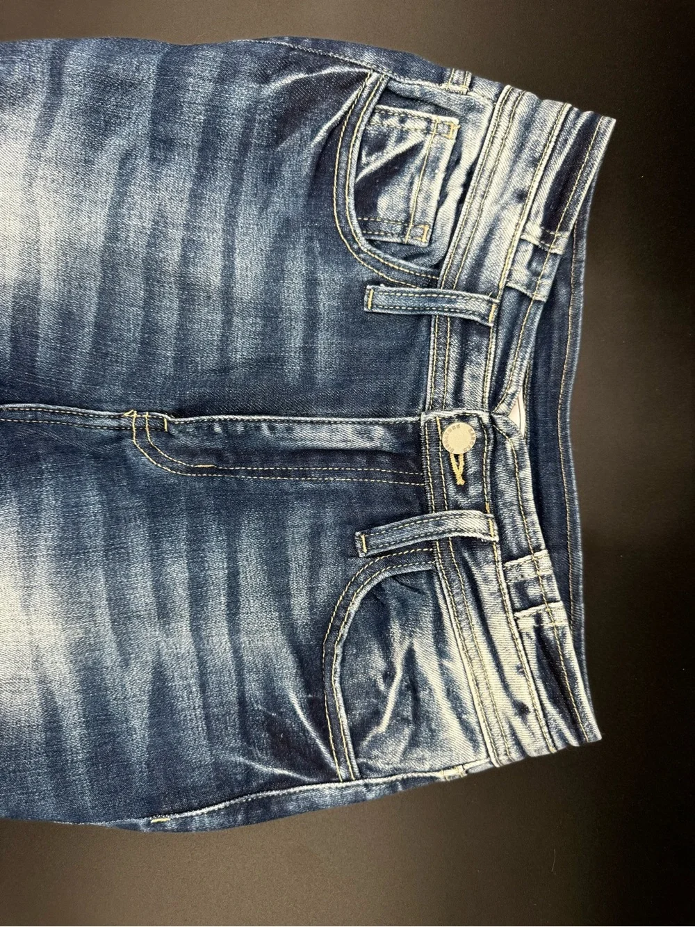 Women's Dark Wash Flared Jeans - Classic Indigo
